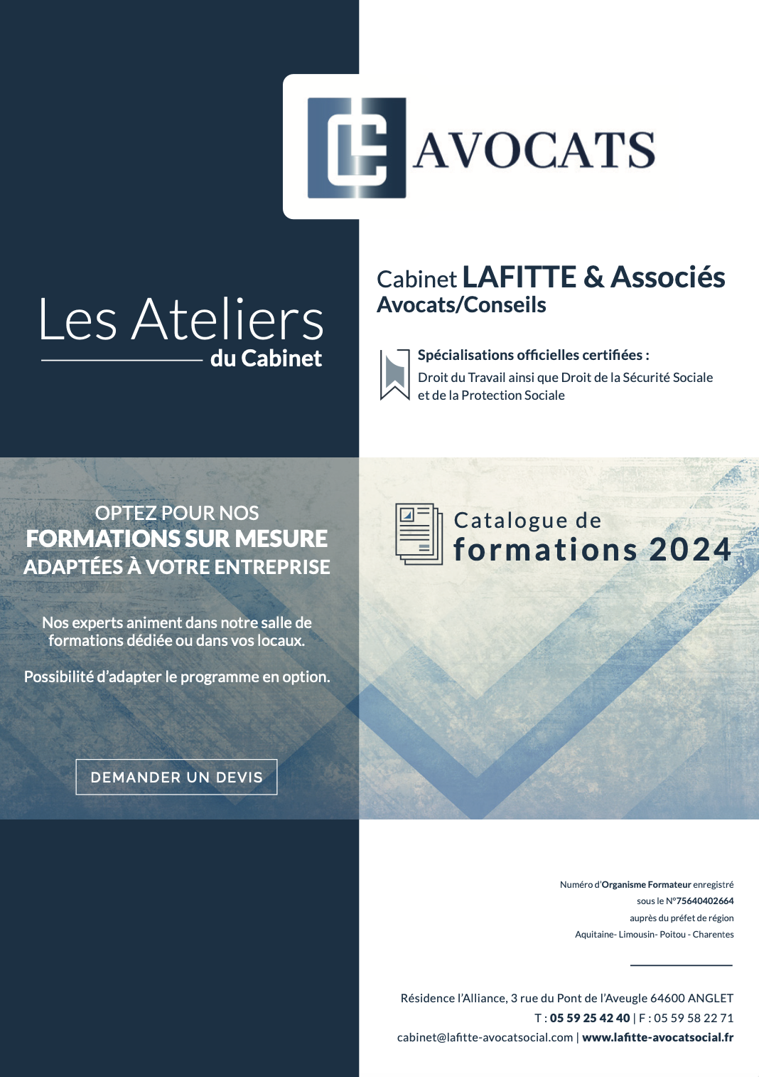 CATALOGUE DE FORMATIONS 2024